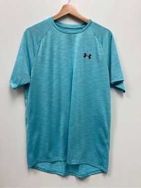 Under Armour Men’s Short Sleeve Performance Tee - Aqua Blue